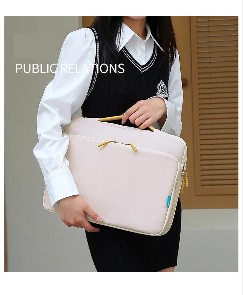 Waterproof Laptop Sleeve Bag 13.3"–15.6" — Portable Travel Carrying Case for MacBook Air/Pro