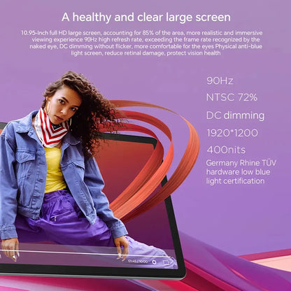 Lenovo Zhaoyang Tab K10 – 10.95" IPS 90Hz Tablet, 8GB RAM, 128GB, MTK Helio G88, IP52, 7040mAh, Global ROM