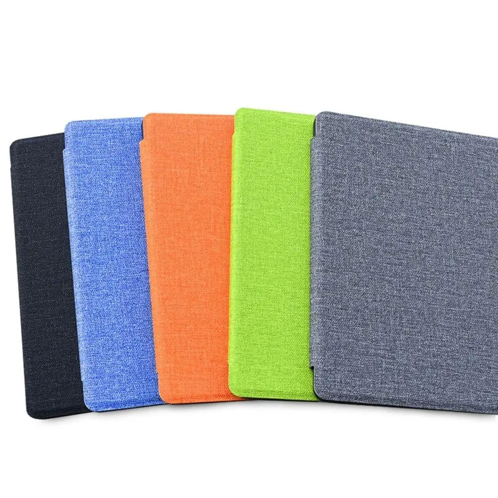Protective shell cover for Kindle 2022 11th Gen with built-in light, R.E.D. Shopping e-reader sleeve with smart case design.