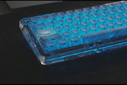 XVX Topographic Keycaps 118 Keys – OEM Profile, Shine-Through, IMD-Tech, Side Print