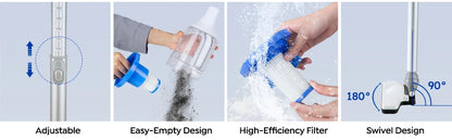 Laresar L3 cordless vacuum cleaner with 400W power, 20Kpa suction, washable HEPA filter, designed for pet hair cleaning.