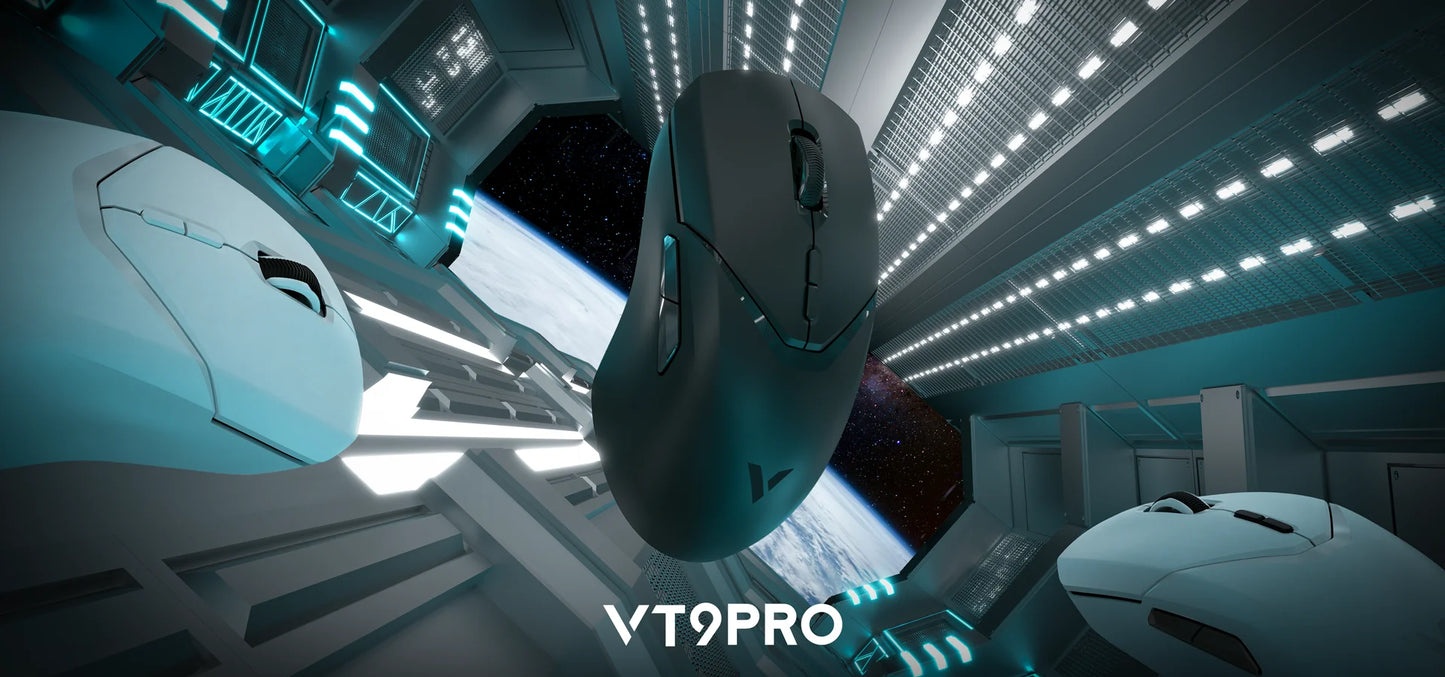 Rapoo VT9PRO Wireless Gaming Mouse – 68g Ultra-Light, PAW3395 26000DPI, 8K Polling, 8 Buttons