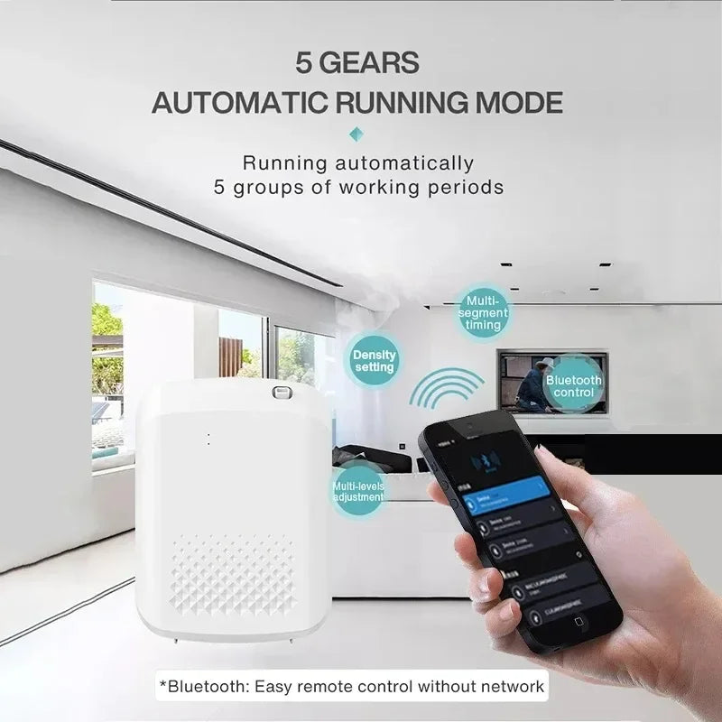 IWP Smart Fragrance Diffuser 500m³ – Bluetooth & WiFi Essential Oil Scent Machine