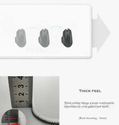 TWTOWO Custom Playmat & Mouse Pad – Non-Slip Natural Rubber, 600x300 to 1000x500mm, DIY Design