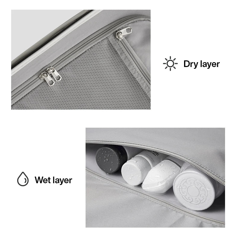 Mixi Wide Handle Hardside Suitcase M9276