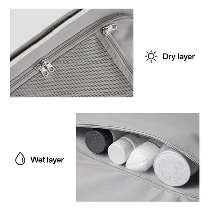 Mixi Wide Handle Hardside Suitcase M9276