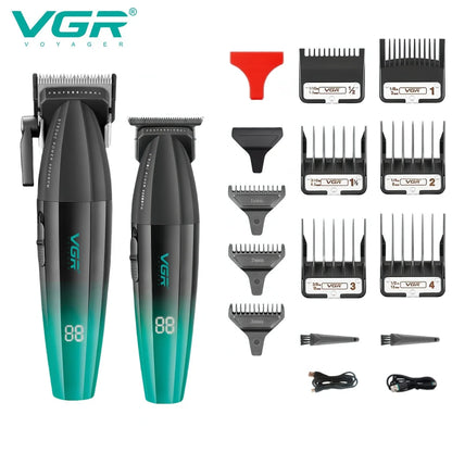 VGR Professional Hair Clipper | V-003 V-906 V-308 | Metal Body | Barber & Beard Trimmer