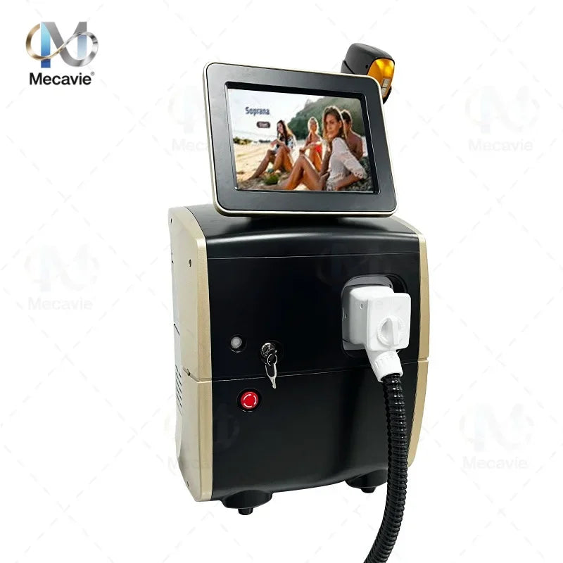 808nm Diode Ice Titanium Laser Hair Removal Machine | 4 Waves | 4000W | Salon & Home