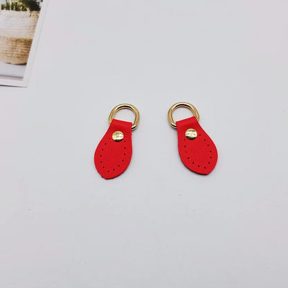 2-Pack PU Leather Bag Buckle Straps with Metal D-Ring - DIY Bag Accessories
