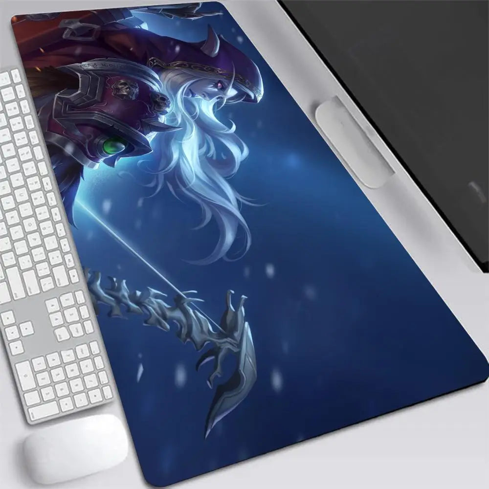 World of Warcraft Sylvanas XXL Gaming Mouse Pad – Large Desk Mat, Rubber Base, Multiple Sizes