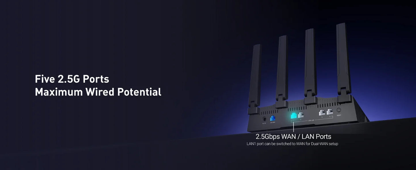 GL.iNet GL-BE9300 Flint 3 – Tri-Band WiFi 7 Router