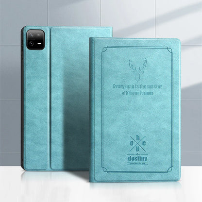 Slim Retro Stand PU Leather Case for Xiaomi Mi Pad 4 / Redmi Pad 5 Pro / Pad 5 / Pad 6