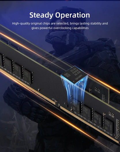 Netac DDR4 RAM with Heatsink – 8GBx2 / 16GBx2, 2666/3200/3600MHz, XMP 2.0