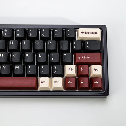 KBDiy Rome Set 174-Key Cherry Profile PBT Double Shot Keycaps – Jade Translucent for Mechanical Keyboards