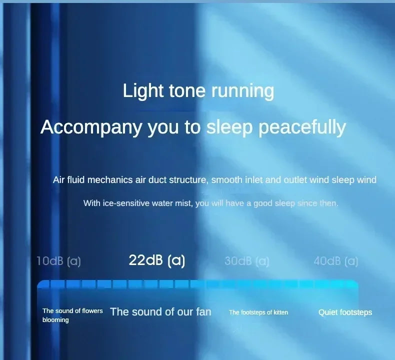 Xiaomi MIJIA Portable Air Cooler Fan | USB Mini Air Conditioner | Humidifier | LED Night Light | Desktop Cooling
