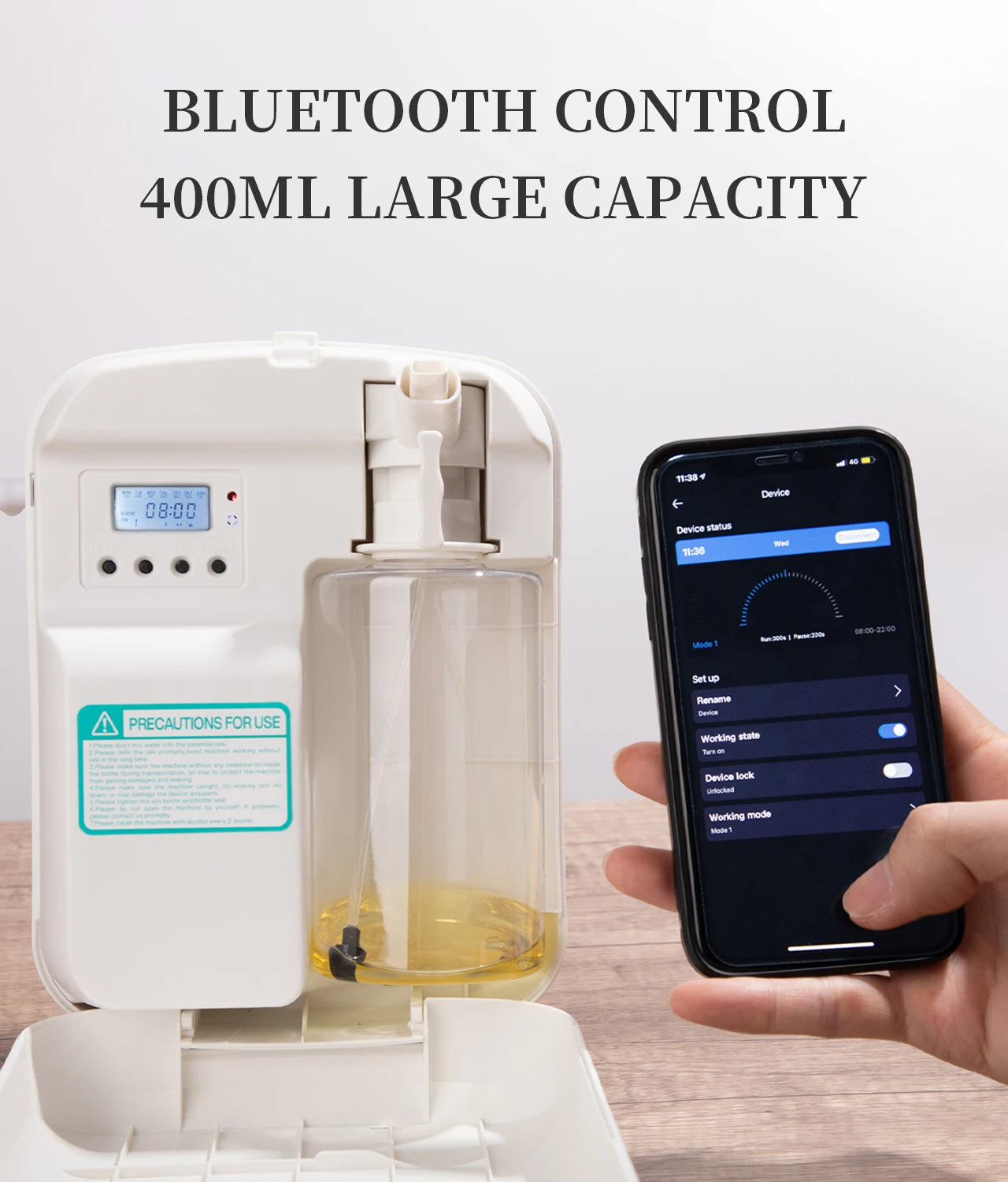 Namste Bluetooth Aromatherapy Machine 500m³ – Smart Home & Office Scent Diffuser