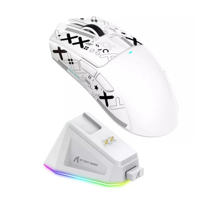 ATTACK SHARK X11 Wireless Gaming Mouse – 22K DPI, 59g, RGB, Tri-Mode (2.4G/BT/Wired) + Charging Dock