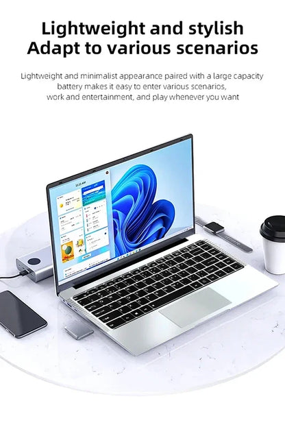 2026 Laptop 14.1" — Intel Atom A3950, 16GB DDR4, 1TB SSD, 1080p HD, Windows 11 Pro