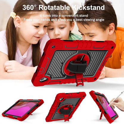 360 Rotating Kids Case for Lenovo Tab M10 HD Gen2 TB-X306 – Shockproof, Kickstand, Shoulder Strap