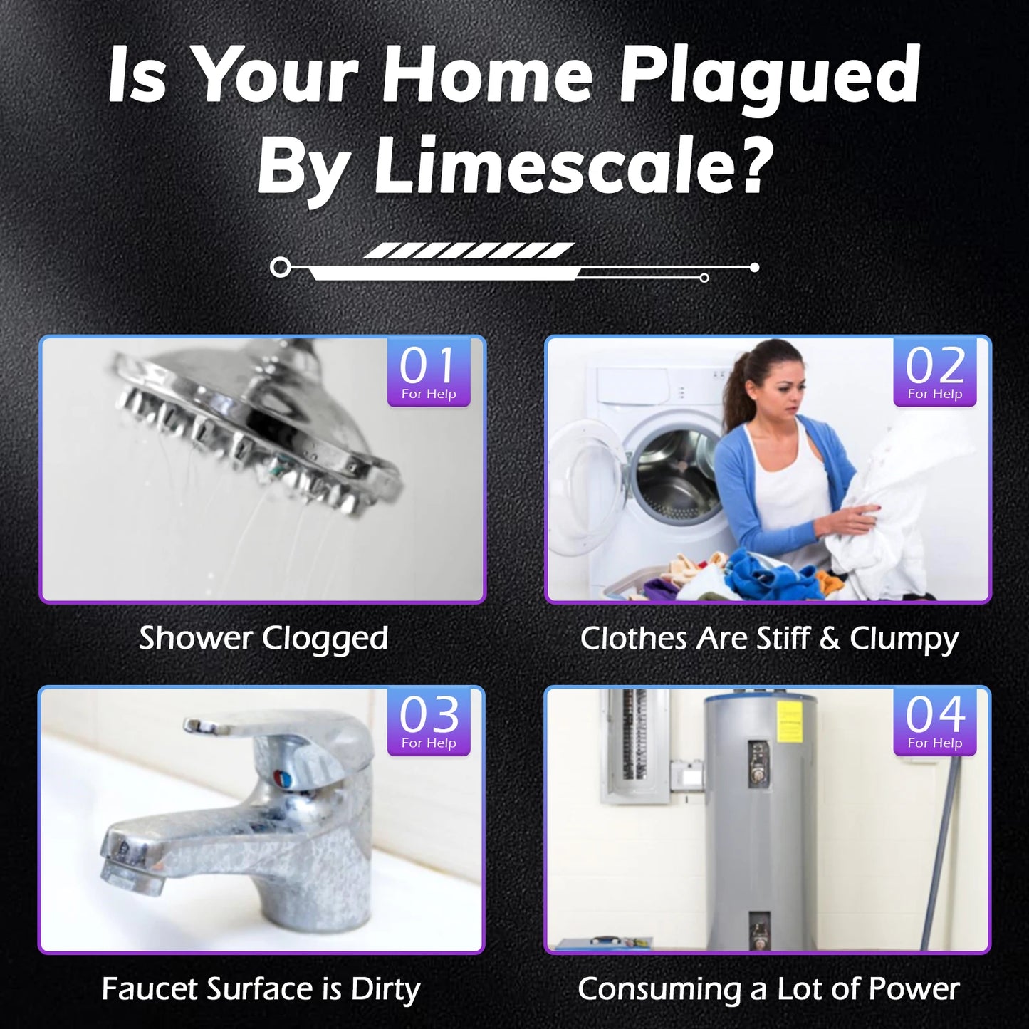 BriskSpring Physical Water Descaler – No Salt, No Chemicals, Anti-Scale & Anti-Rust