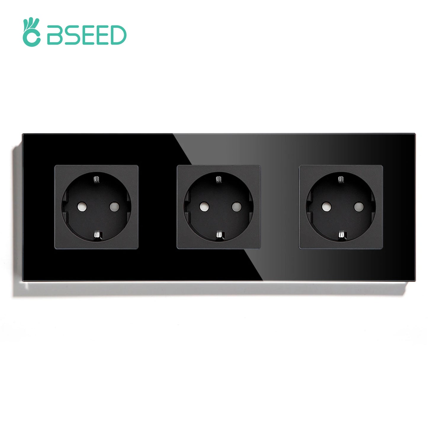 BSEED EU Wall Socket with USB-C Charging Port – Glass Panel 16A