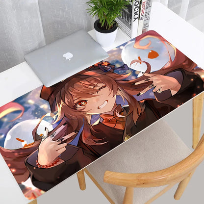 Genshin Impact Anime Gaming Mouse Pad – Large Desk Mat, Multiple Sizes