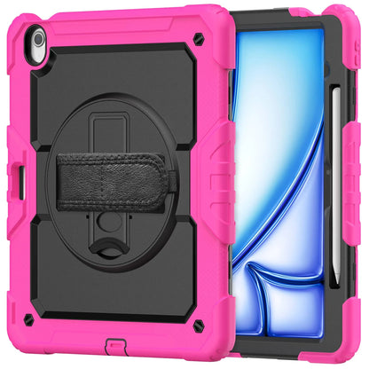 WeFor Heavy Duty iPad Case – Screen Protector, Shoulder Strap & Pencil Holder for iPad 11 A16, Air 11 & Air 13 M3 (2025)