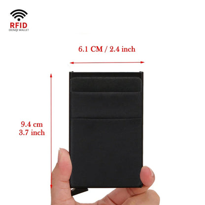 RFID Blocking Slim Metal Card Holder Wallet