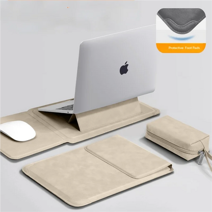 TAIKESEN Laptop Sleeve Case with Stand – PU, 13–16 Inch, for MacBook Air/Pro, Huawei, HP, Dell (Unisex)
