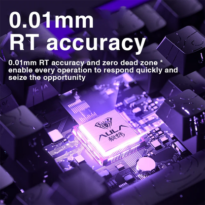 AULA HERO 68HE Magnetic Switch Keyboard – Rapid Trigger, 8K Polling, Hot-Swap, RGB, 68% Layout