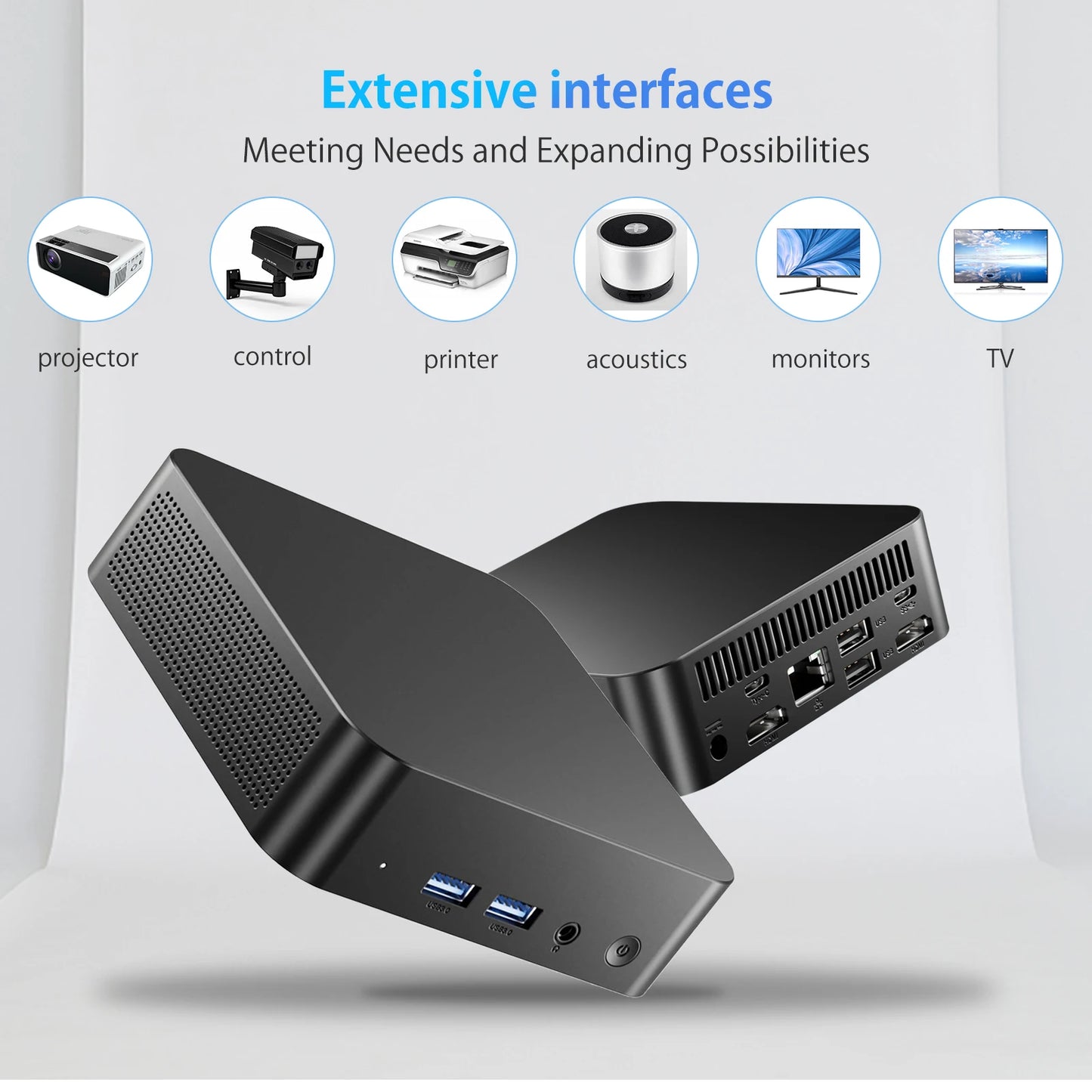 Windows 11 Mini PC | Intel Core i9-8950HK / i3-6100 | 16GB RAM | 1TB–2TB SSD | WiFi 6 | BT 5.2