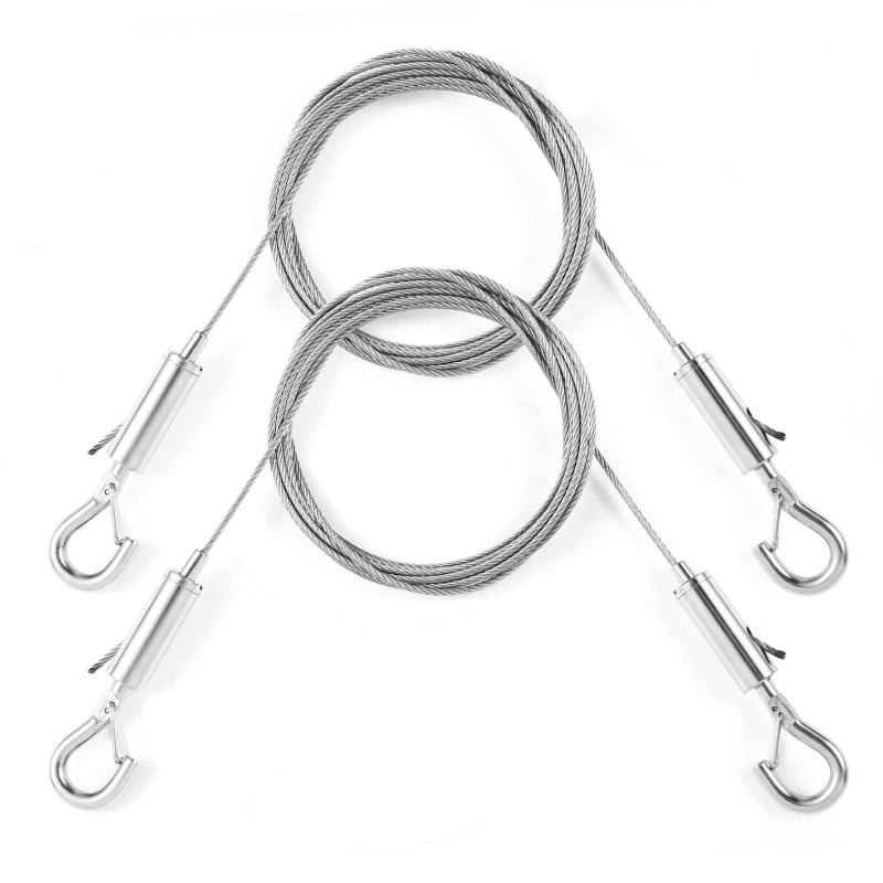 Adjustable Stainless Steel Wire Rope Clothesline