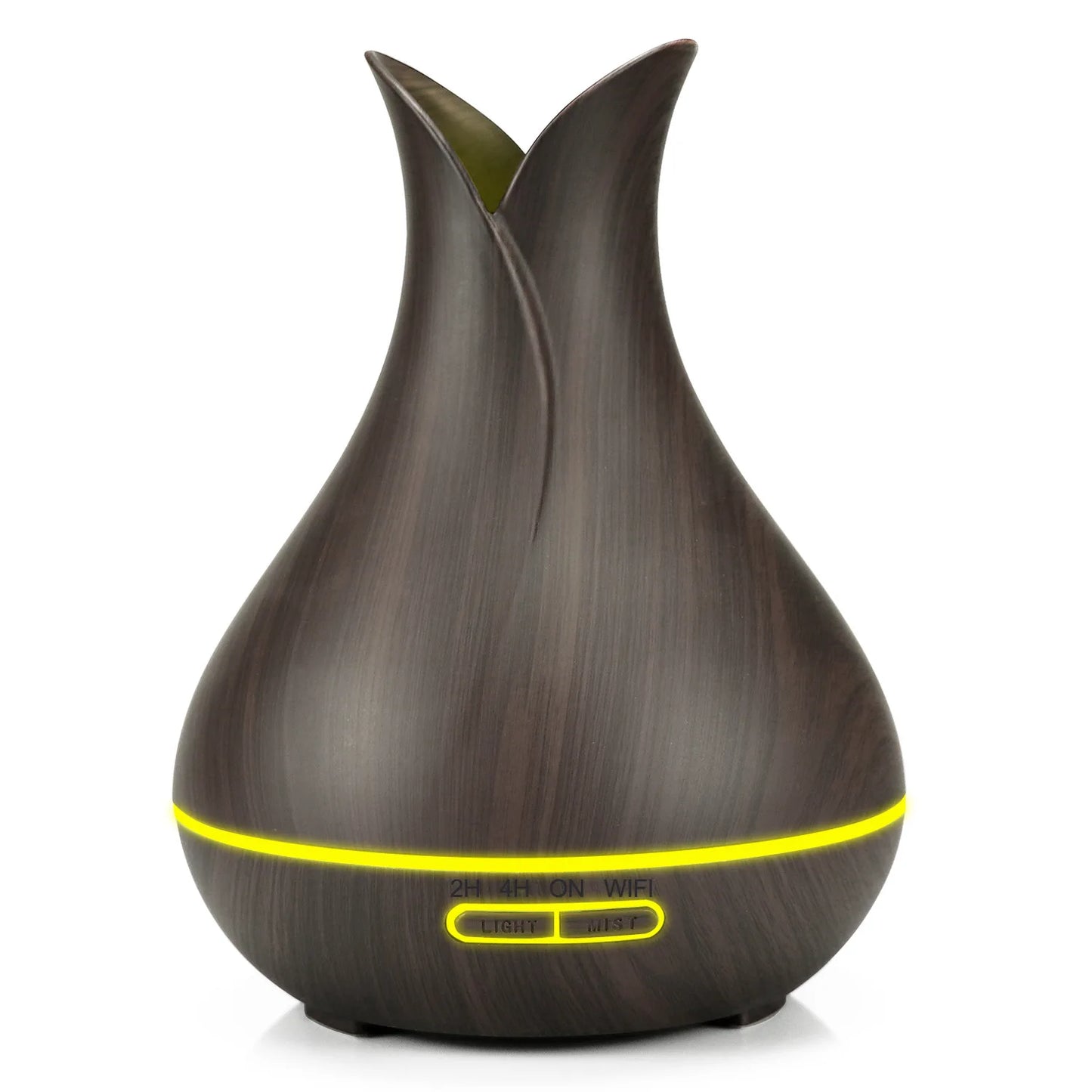 WiFi Smart Air Humidifier & Aroma Diffuser 400ml – Essential Oil, Wood Ball Design