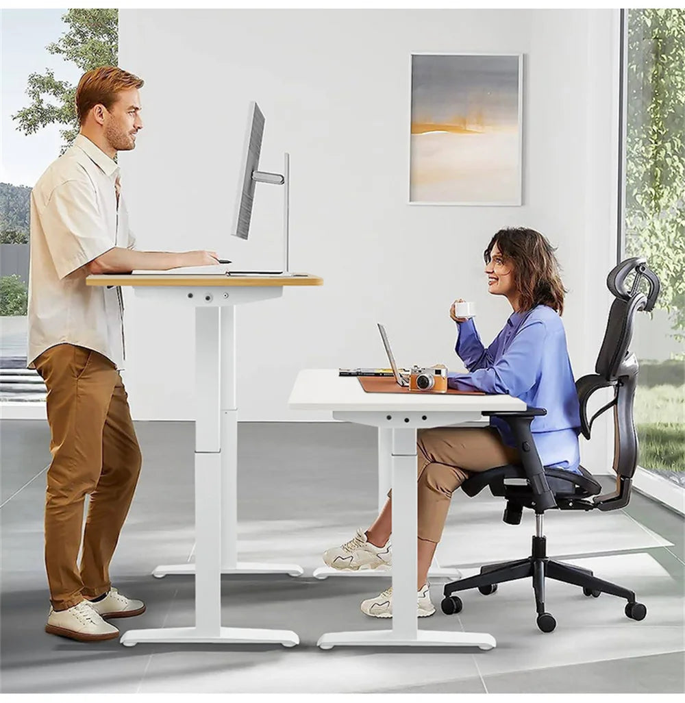 Smart Electric Standing Laptop Computer Motion Desk Height Adjustable Desk Lifting Table Standing Desk Sit Desk Home Office