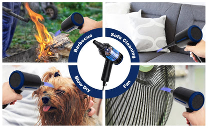 ATENGO TD08 500W Electric Air Duster – Cordless Handheld Blower & Vacuum for PC, Car, Desk