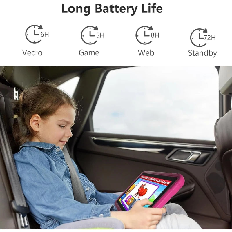Glavey J12 10.1" Android 13 Tablet | Allwinner A523 Octa-Core | 4GB+64GB | IPS | 6000mAh | WiFi