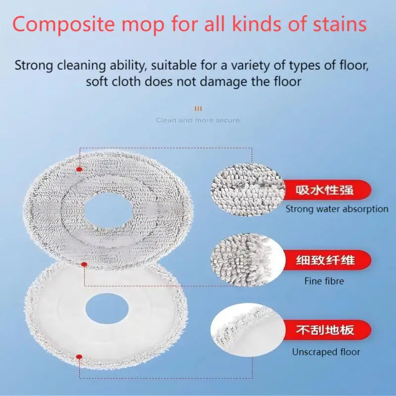 Dreame Bot L30 Ultra / L20 Ultra Replacement Parts | Main Brush, Side Brush, HEPA Filter, Mop, Dust Bag