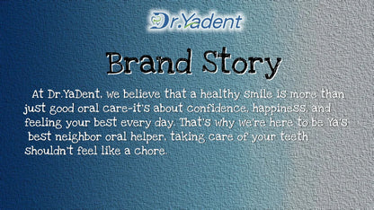 DrYadent YD05 Sonic Toothbrush – 6 Brush Heads, 4 Modes, 30-Day Battery