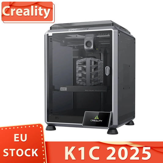 Creality K1C 3D Printer 2025 – 600mm/s, 0.1mm Precision, 300°C Nozzle, AI Camera, Auto Calibration