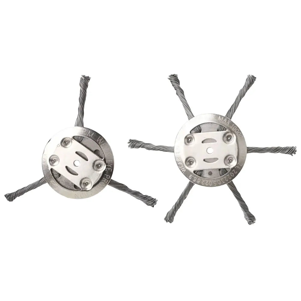 Universal Grass Trimmer Head – Metal Weed Eater Blade Replacement