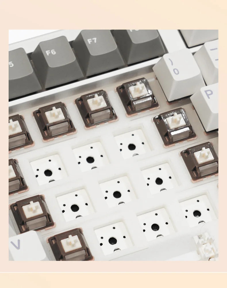 AULA F108Pro Wireless Mechanical Keyboard – Bluetooth, Gasket, Hot-Swap, TFT Display, RGB, 98 Keys