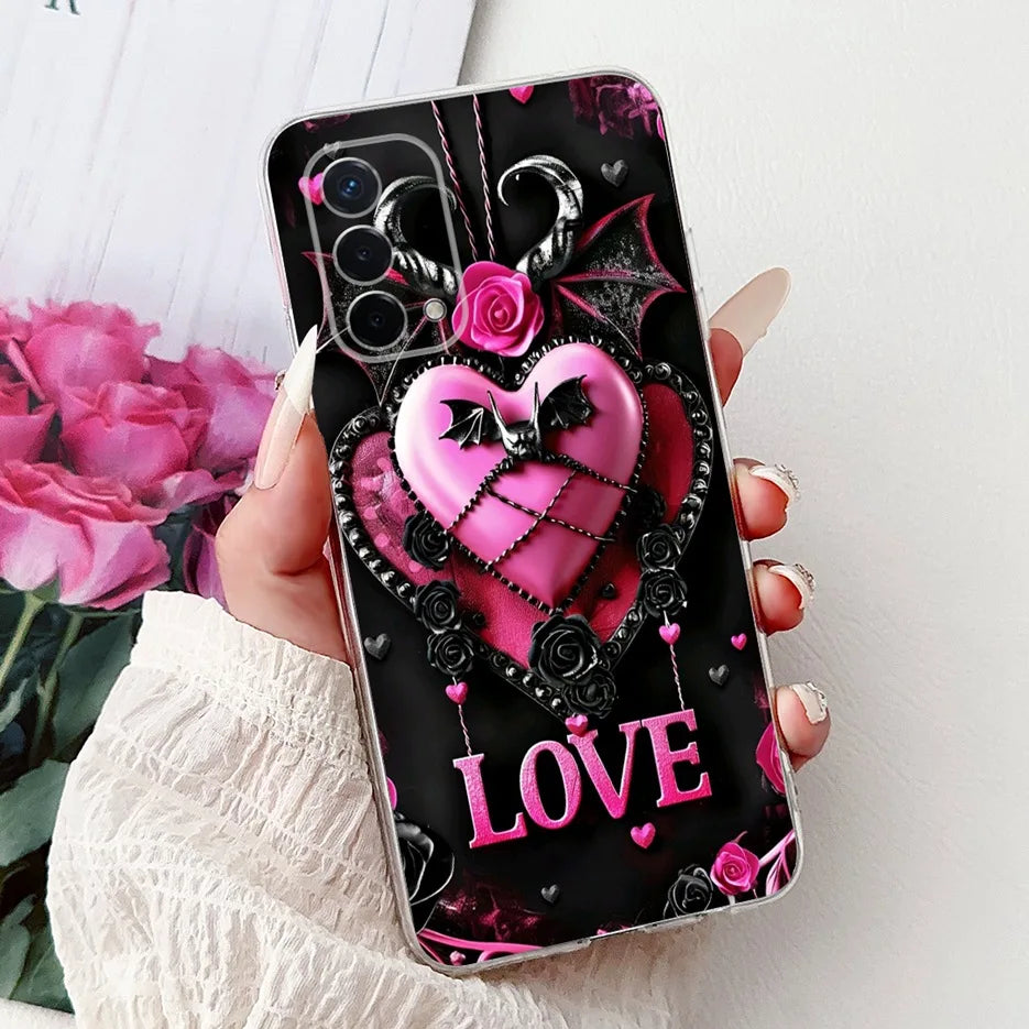 Luxury Painted Soft Silicone Case for Oppo A74 5G – Shockproof Back Cover