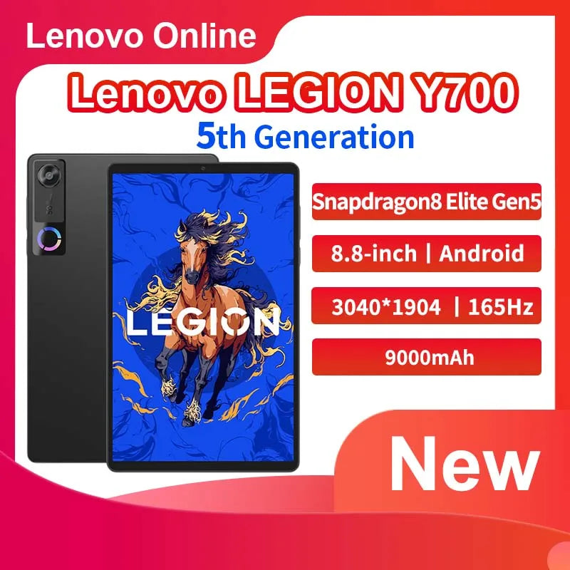 Lenovo Legion Y700 5th Gen | Snapdragon 8 Elite | 8.8" | 9000mAh | 50MP | Gaming Tablet 2025