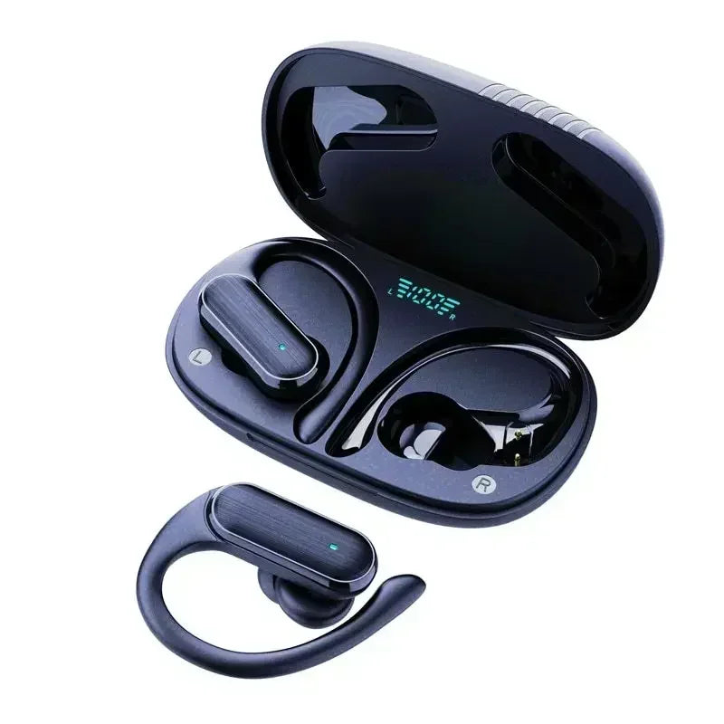 A520 Wireless Bluetooth 5.3 Ear Hook Headset – HIFI Stereo, Microphone, Running & Gaming