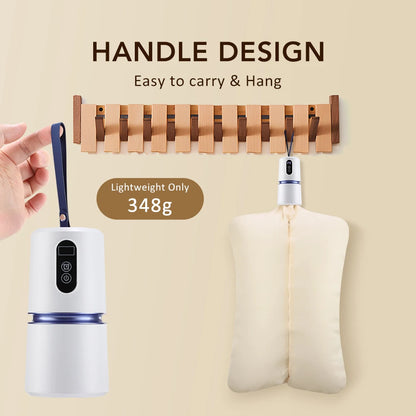 Portable Mini Electric Clothes Dryer – Foldable, Dual Temp, Smart Control, for Shoes, Shirts & Underwear, EU/US