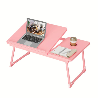 Foldable Laptop & Dining Tray Table – Adjustable Bed & Sofa Notebook Stand