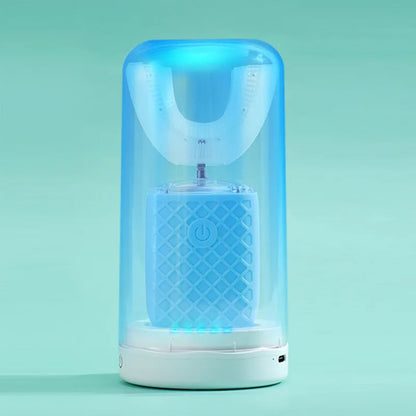360° U-Type Electric Toothbrush – Adults & Kids, USB Charging, Teeth Whitening