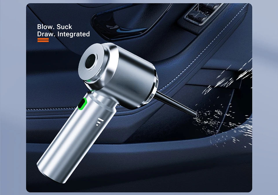 Cordless Car & Home Vacuum Cleaner – Strong Suction Portable Handheld Dust Blower