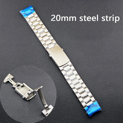 39.7mm Men's Watch Case for VK63 Movement – Metal Case with 20mm Strap Fit & Watch Box