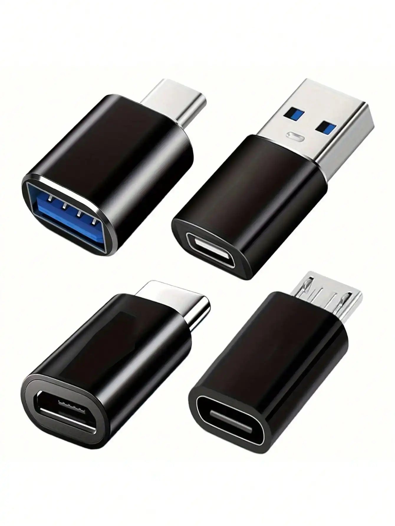 8-in-1 USB-C Adapter Set – OTG, Micro USB & USB 3.0 for MacBook & Smartphones